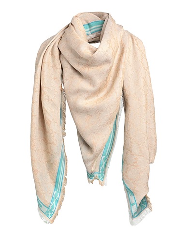 OFF-WHITE™ Scarves and foulards Beige 49% Viscose, 39% Cotton, 12% Polyester