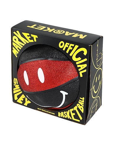MARKET Sport accessories SMILEY GLITTER WINDY CITY BASKETBALL
 Red 100% Polyurethane