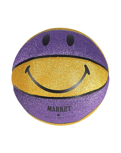 MARKET Sport accessories SMILEY GLITTER SHOWTIME BASKETBALL
 Purple 100% Polyurethane