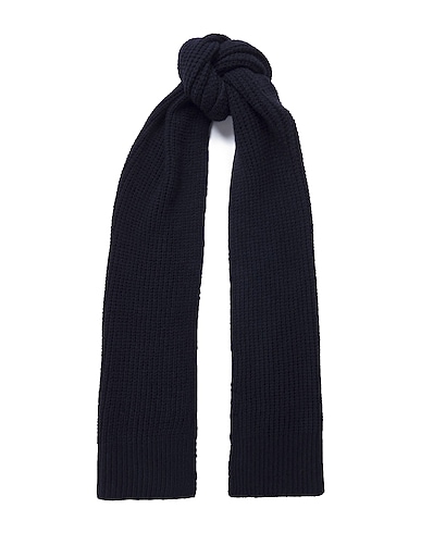 CLAUDIE PIERLOT Scarves and foulards Navy blue 49% Wool, 48% Acrylic, 3% Elastane