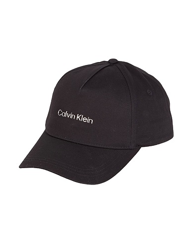 CALVIN KLEIN Cappello Nero 100% Cotone organico