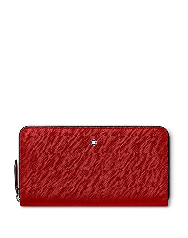 MONTBLANC 財布 レッド 革