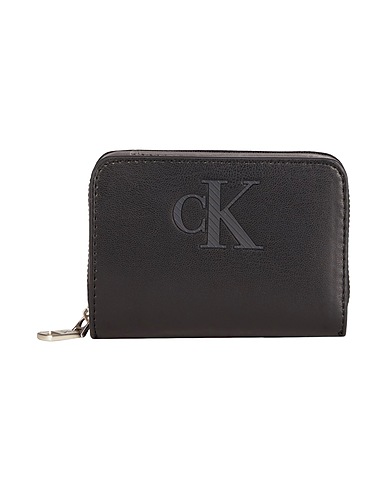 CALVIN KLEIN JEANS Brieftasche Schwarz 100% Polyurethan
