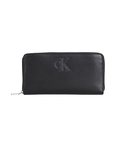 CALVIN KLEIN JEANS Portafoglio Nero 100% Poliuretano