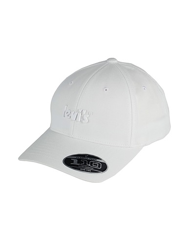 LEVI'S Hat White 97% Cotton, 3% Elastane