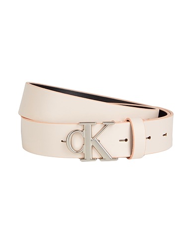 CALVIN KLEIN JEANS Regular belt Blush 100% Cowhide