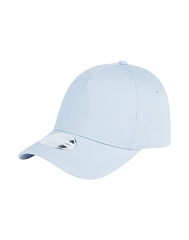 CALVIN KLEIN JEANS Hat Sky blue 100% Organic cotton
