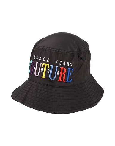 VERSACE JEANS COUTURE Hat Black 100% Polyester