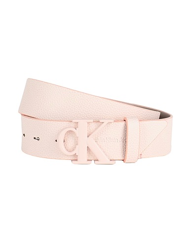 CALVIN KLEIN JEANS Regular belt Light pink 100% Cowhide