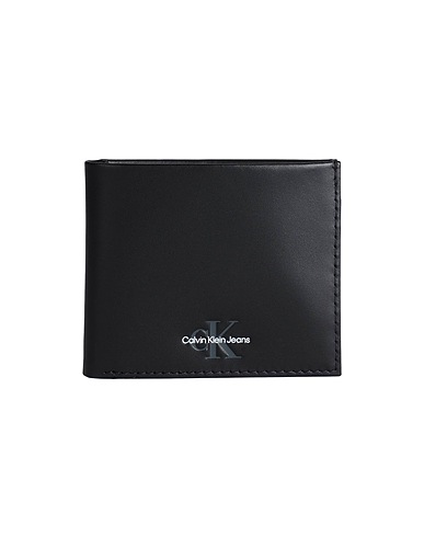CALVIN KLEIN JEANS Portafoglio Nero Pelle di bovino