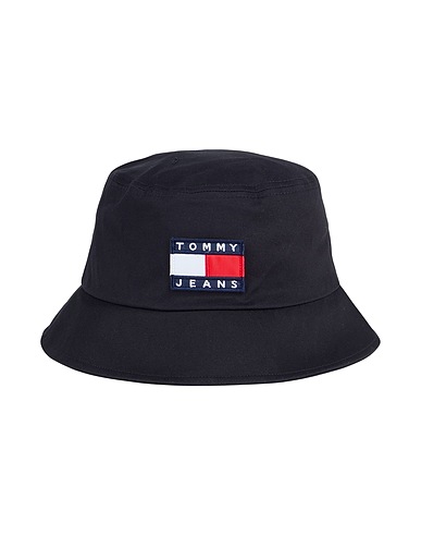 TOMMY JEANS Hat Black 100% Cotton