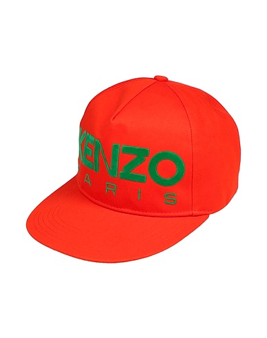 KENZO Hat Orange 100% Cotton