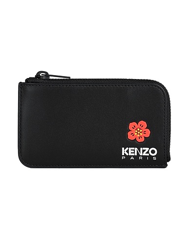 KENZO Wallet Black 100% Bovine leather