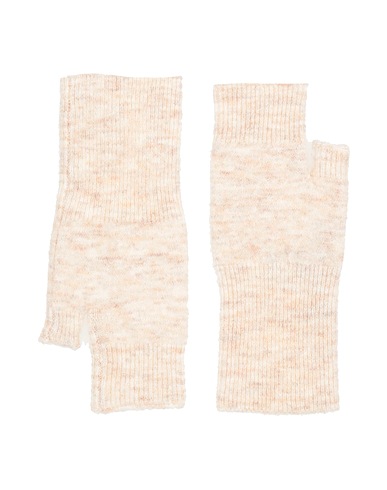 ALESSIA SANTI Gloves Ivory 42% Polyamide, 42% Wool, 14% Alpaca wool, 2% Elastane