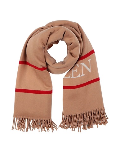 MCQUEEN Sciarpe e foulard Sabbia 85% Lana, 15% Cachemire