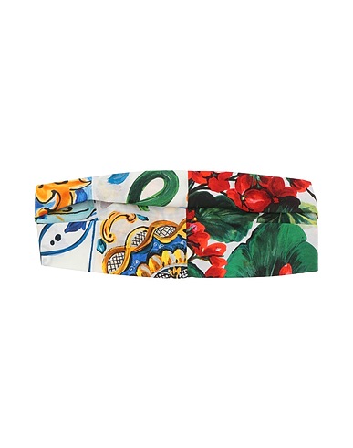 DOLCE&GABBANA Haaraccessoire Weiß 100% Baumwolle