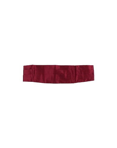 HARDY CROBB'S Cintura in tessuto Bordeaux 100% Seta