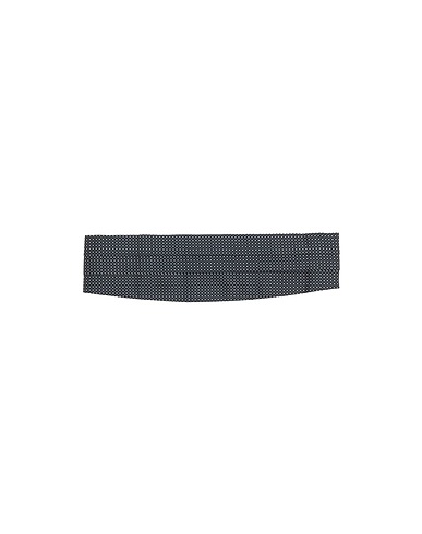 TRUSSARDI Fabric belt Navy blue 100% Silk