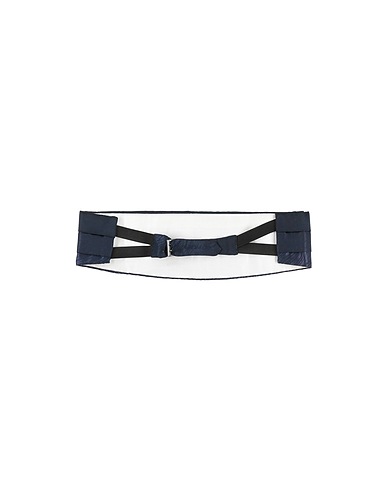 TRUSSARDI Fabric belt Navy blue 100% Silk