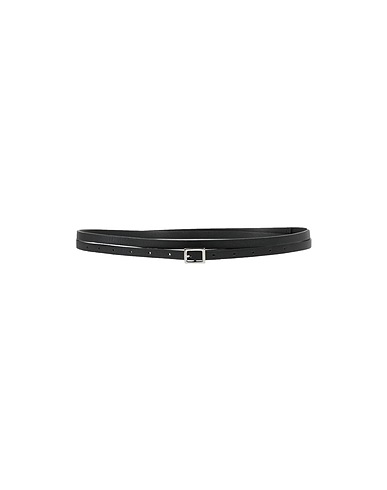 LIVIANA CONTI Thin belt Black 100% Bovine leather