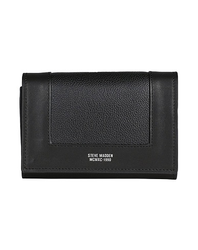 STEVE MADDEN Wallet Black Soft Leather