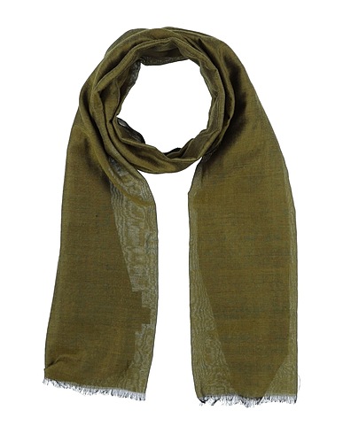 TREND Scarves and foulards Military green 60% Viscose, 40% Silk