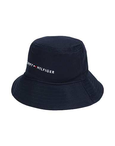 TOMMY HILFIGER Hat Navy blue 100% Cotton