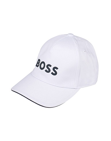 BOSS Hat White 100% Cotton