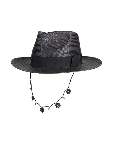AMOR Y MEZCAL Cappello Nero Paglia