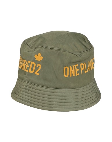 DSQUARED2 Hat Military green 100% Polyamide