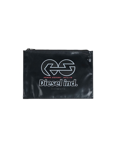 DIESEL Pouch Black PVC - Polyvinyl chloride, Zinc alloy