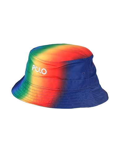 POLO RALPH LAUREN Hat TIE-DYE PACKABLE BUCKET HAT
 Midnight blue 100% Recycled polyester
