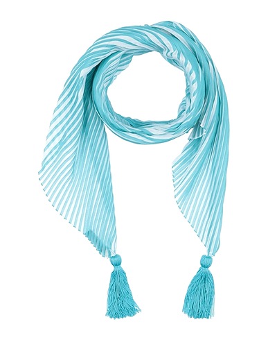 EMPORIO ARMANI Sciarpe e foulard Turchese 100% Poliestere, Acetato