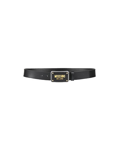 MOSCHINO Leather belt Black Soft Leather