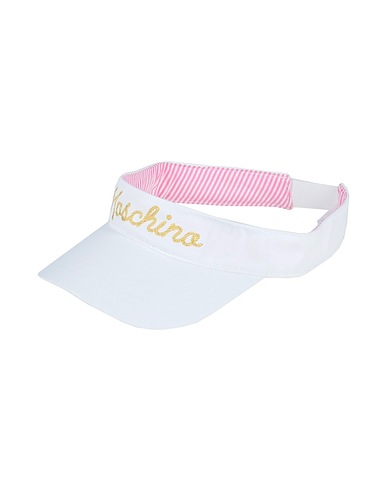 MOSCHINO TEEN Cappello Bianco 100% Cotone, Poliestere