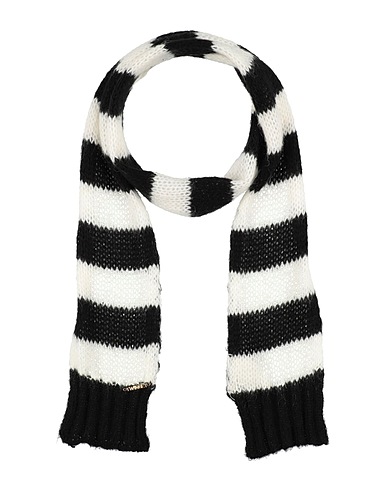 TWINSET Scarves and foulards Black 55% Acrylic, 30% Polyamide, 15% Mohair wool
