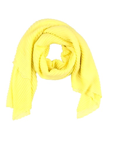DIANA GALLESI Scarves and foulards Pastel yellow 100% Polyester