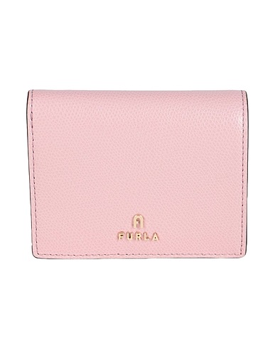 FURLA 財布 FURLA CAMELIA S COMPACT WALLET
 ピンク 革 100%