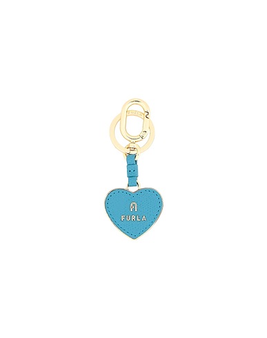 FURLA Key ring FURLA CAMELIA KEYRING HEART
 Pastel blue 60% Metal, 40% Leather