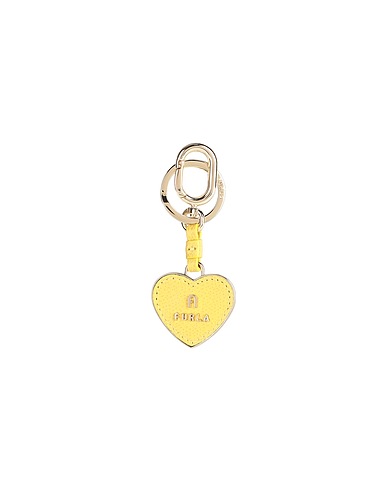 FURLA Key ring FURLA CAMELIA KEYRING HEART
 Yellow 60% Metal, 40% Leather