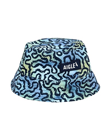 AIGLE Hat Pastel blue 100% Polyester