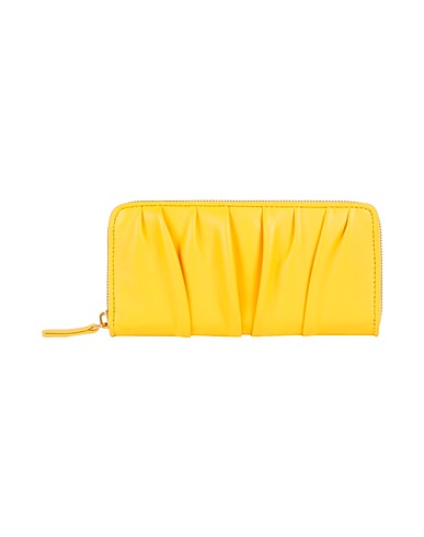 LES VISIONNAIRES Portafoglio JULIE SILKY LEATHER
 Mandarino 100% Pelle di agnello