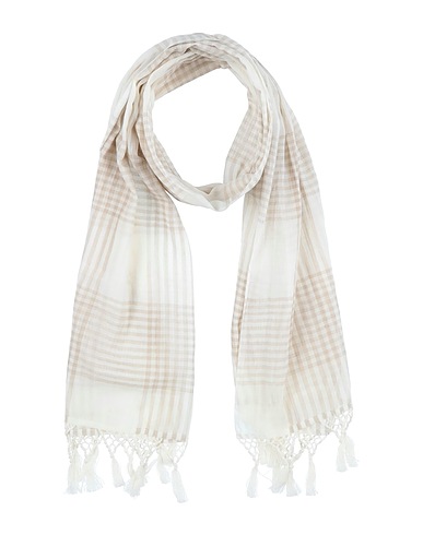 CC COLLECTION CORNELIANI Scarves and foulards Light brown 100% Cotton