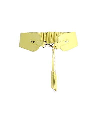 RELISH Belts Lime green Textile fibres