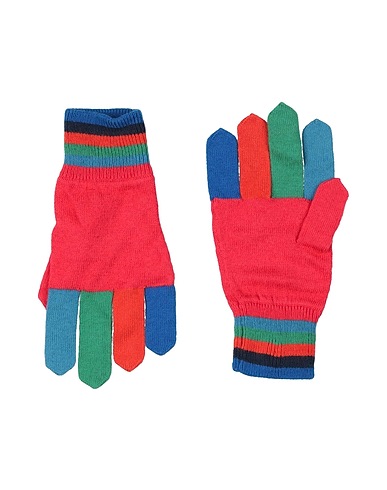 PAUL SMITH Gloves Red 50% Cotton, 42% Viscose, 8% Polyamide