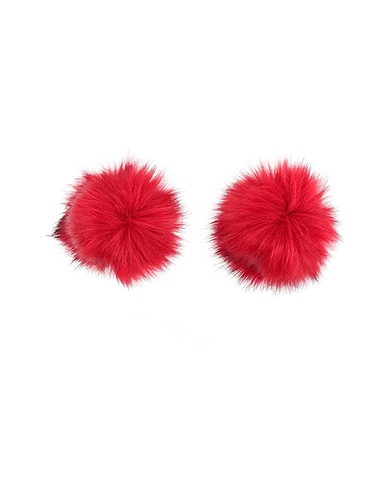 LOVAFUR Altro accessorio Rosso Fibre tessili