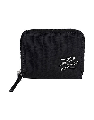 KARL LAGERFELD Brieftasche Schwarz 100% Recyceltes Polyamid