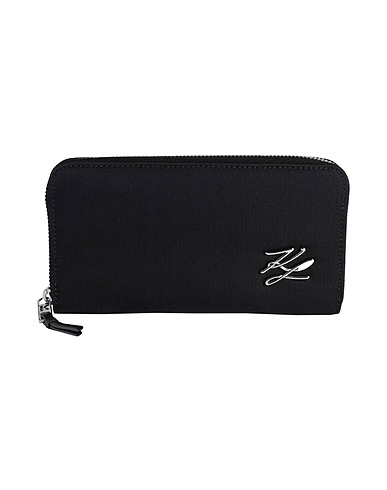 KARL LAGERFELD Wallet Black 100% Recycled polyamide