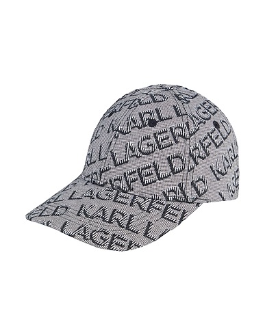 KARL LAGERFELD Hat Grey 86% Cotton, 14% Polyester