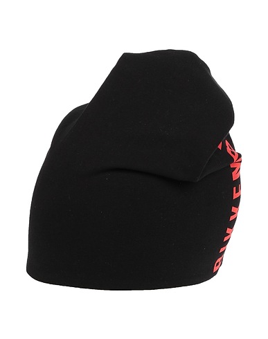 BIKKEMBERGS Hat Black 95% Cotton, 5% Elastane